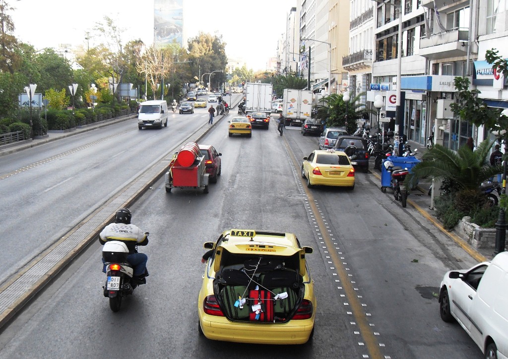 Taxi in Athen