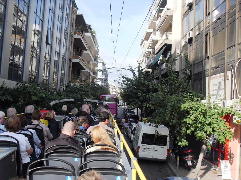 Touristenbus in Athen